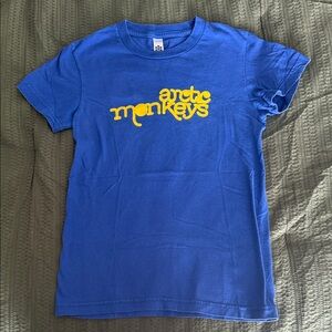 Arctic Monkeys vintage blue t shirt